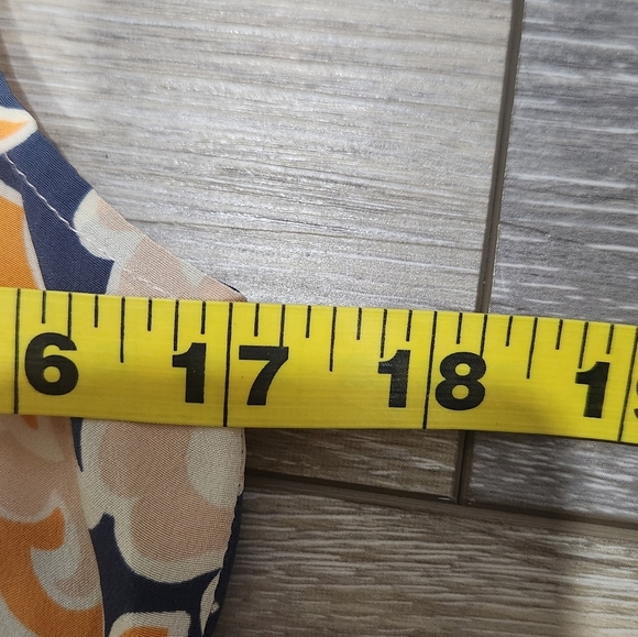 Anthropologie Vanessa Virginia Printed Silk Puzzle Piece Sun Dress Size 6 - Picture 6 of 9